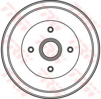 TRW DB4019 Гальмівний барабан