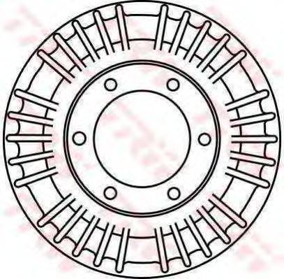 TRW DB4125 Гальмівний барабан