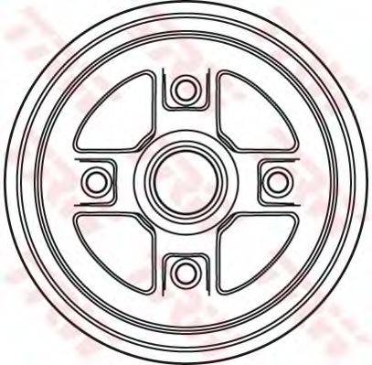 TRW DB4395 Гальмівний барабан