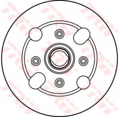 TRW DF1754 гальмівний диск