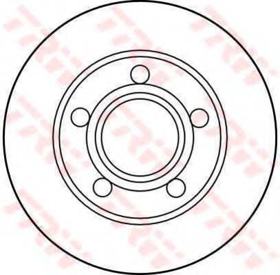TRW DF2655 гальмівний диск