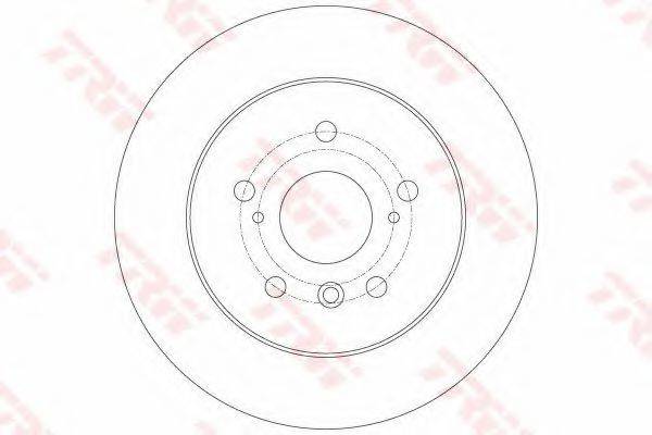 TRW DF6176 гальмівний диск