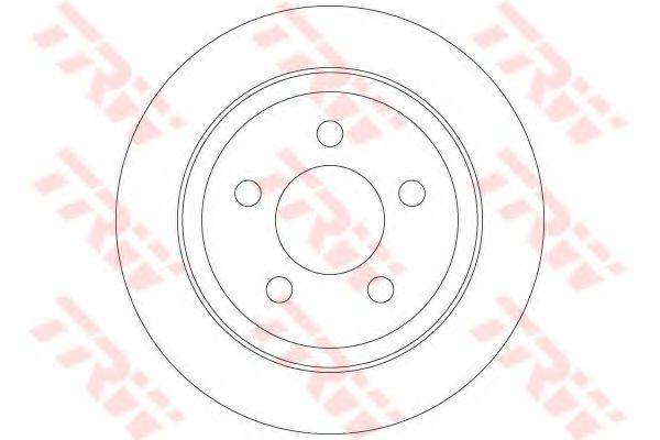 TRW DF6386 гальмівний диск
