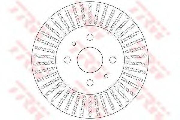 TRW DF6407 гальмівний диск