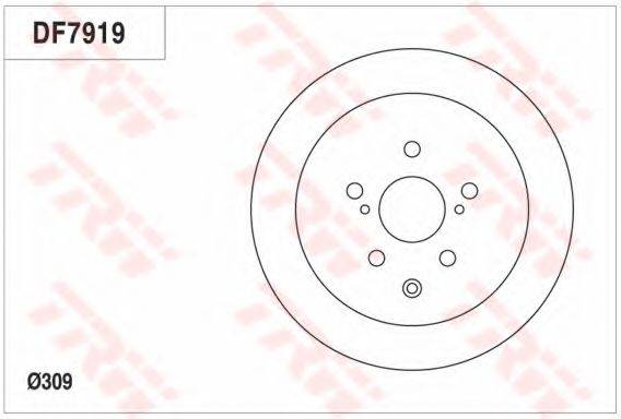 TRW DF7919 гальмівний диск