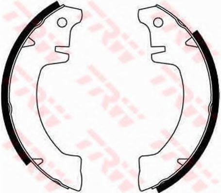 TRW GS8022 Комплект гальмівних колодок