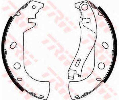 TRW GS8653 Комплект гальмівних колодок