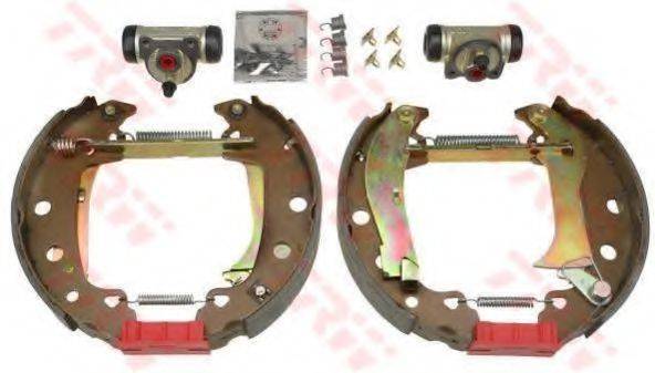 TRW GSK1214 Комплект гальмівних колодок