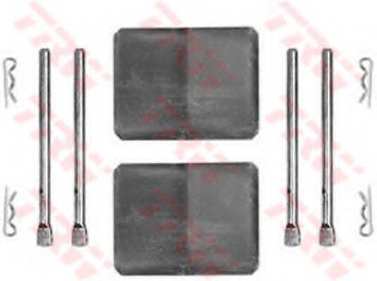 TRW PFK161 Комплектуючі, колодки дискового гальма