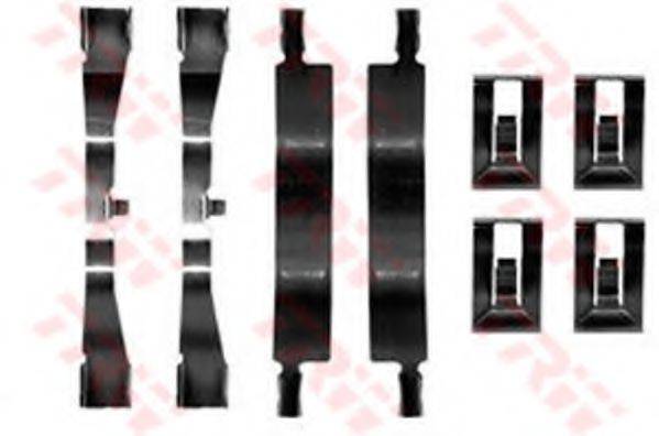 TRW PFK237 Комплектуючі, колодки дискового гальма