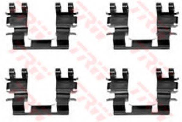 TRW PFK265 Комплектуючі, колодки дискового гальма