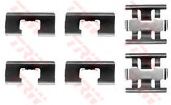 TRW PFK269 Комплектуючі, колодки дискового гальма