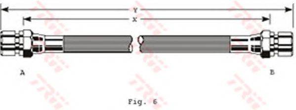 TRW PHA152 Гальмівний шланг