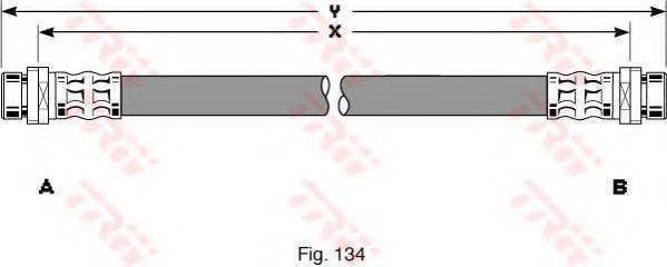 TRW PHA293 Гальмівний шланг