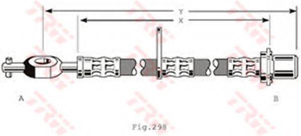 TRW PHD203 Гальмівний шланг
