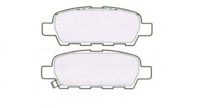 AISIN ASN2242 Комплект гальмівних колодок, дискове гальмо