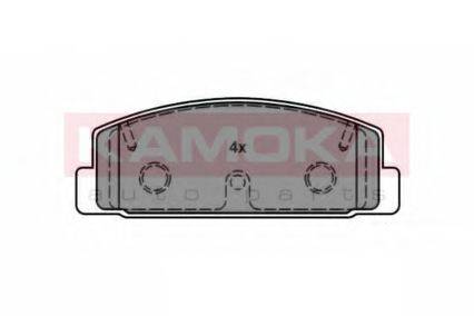 KAMOKA JQ101744 Комплект гальмівних колодок, дискове гальмо