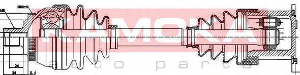 KAMOKA VW1138901 Приводний вал