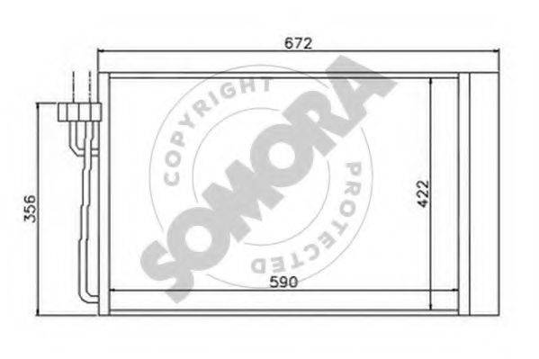 SOMORA 041360 Конденсатор, кондиціонер