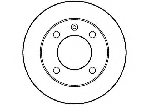 NATIONAL NBD001 гальмівний диск