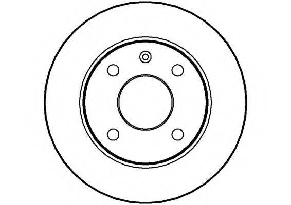 NATIONAL NBD003 гальмівний диск