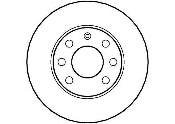 NATIONAL NBD004 гальмівний диск