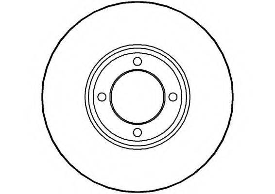 NATIONAL NBD007 гальмівний диск