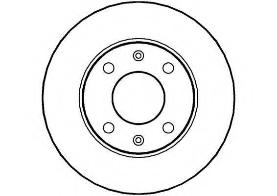 NATIONAL NBD009 гальмівний диск