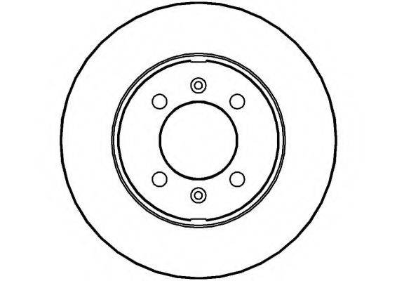 NATIONAL NBD019 гальмівний диск