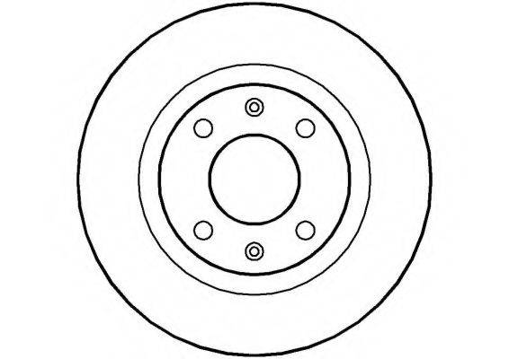 NATIONAL NBD022 гальмівний диск