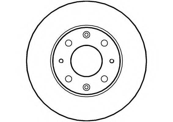 NATIONAL NBD027 гальмівний диск