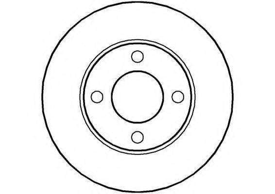 NATIONAL NBD036 гальмівний диск