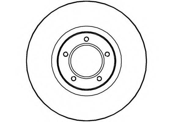 NATIONAL NBD045 гальмівний диск