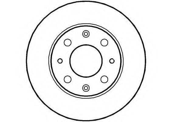 NATIONAL NBD059 гальмівний диск