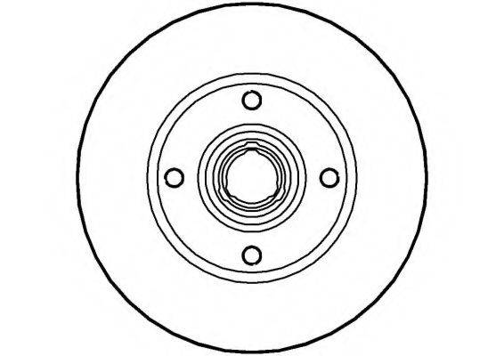 NATIONAL NBD065 гальмівний диск