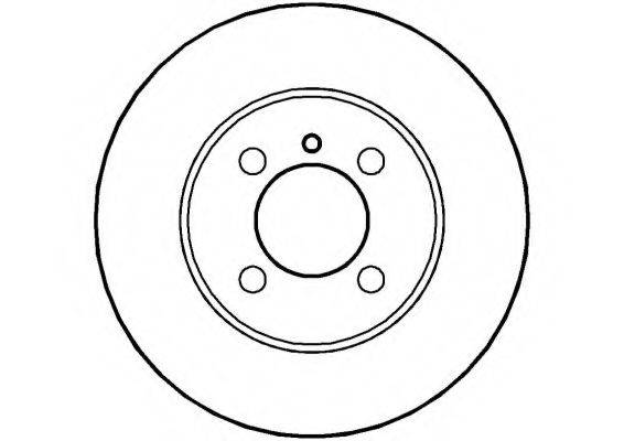 NATIONAL NBD067 гальмівний диск