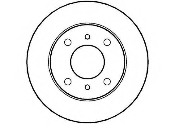 NATIONAL NBD068 гальмівний диск