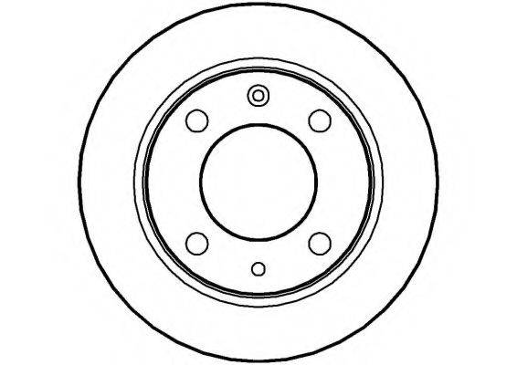 NATIONAL NBD070 гальмівний диск