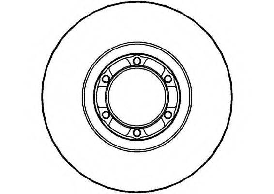 NATIONAL NBD082 гальмівний диск