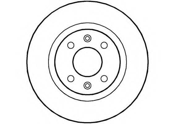 NATIONAL NBD085 гальмівний диск