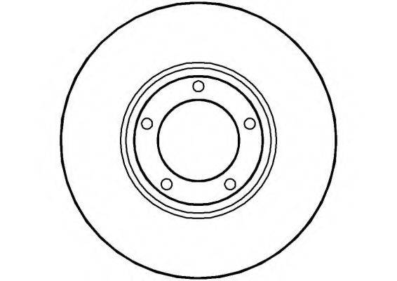 NATIONAL NBD097 гальмівний диск