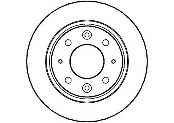 NATIONAL NBD1022 гальмівний диск