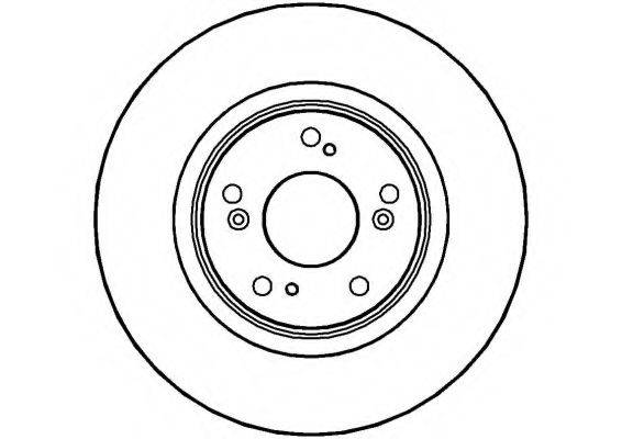 NATIONAL NBD1028 гальмівний диск