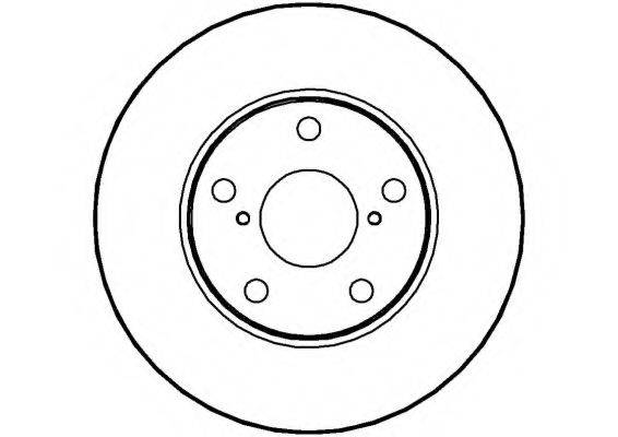 NATIONAL NBD1062 гальмівний диск