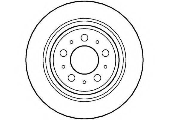 NATIONAL NBD1073 гальмівний диск