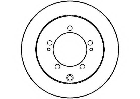 NATIONAL NBD1100 гальмівний диск