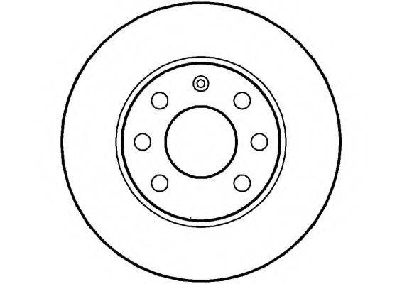 NATIONAL NBD1107 гальмівний диск