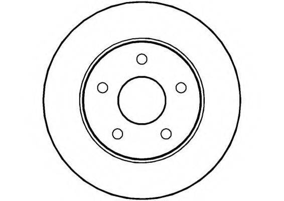NATIONAL NBD1115 гальмівний диск