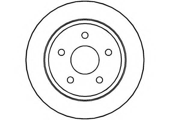 NATIONAL NBD1116 гальмівний диск