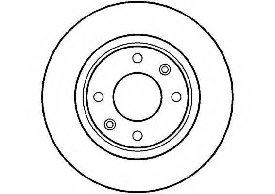 NATIONAL NBD1118 гальмівний диск